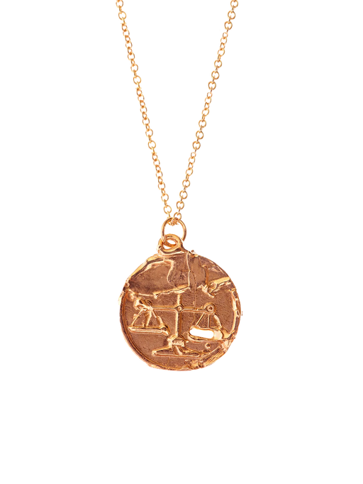 The libra medallion necklace photo