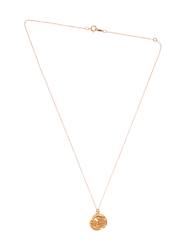 The aquarius medallion necklace