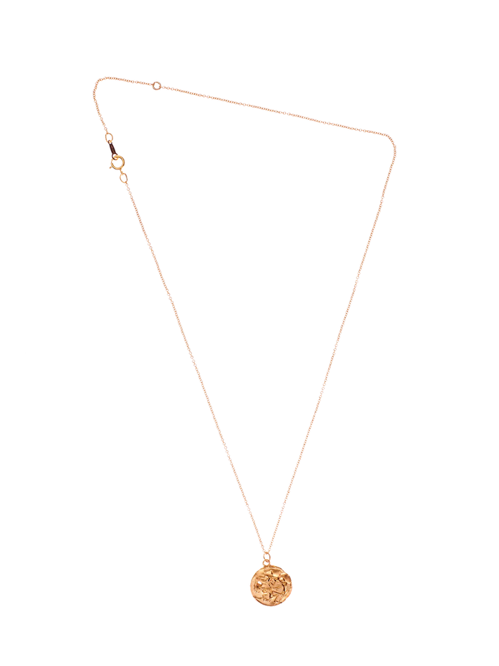 The sagittarius medallion necklace