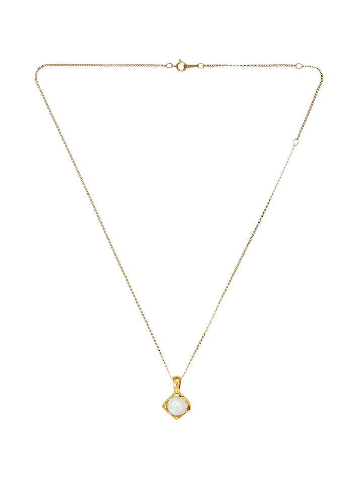 Lunar fragment moonstone necklace