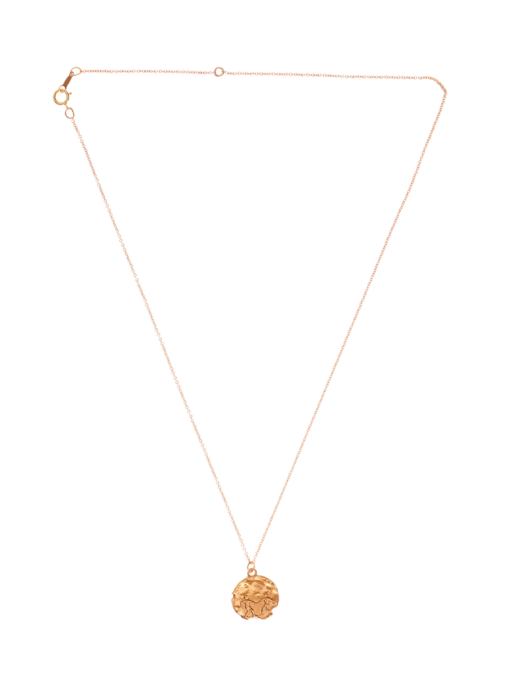 The gemini medallion necklace