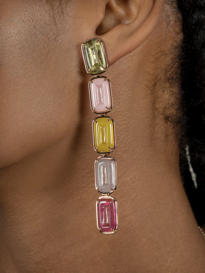 Maxi rainbow pfefferminz earrings