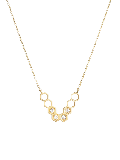 Honeycombs ''v'' necklace photo