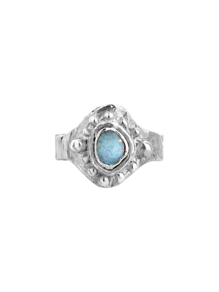 Boho shield ring 