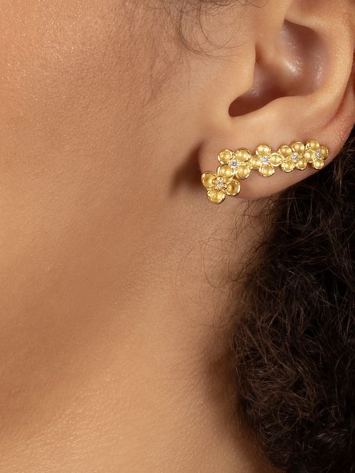 Mysterious garden earrings photo