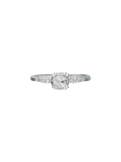 Light rheia rose cut diamond ring photo