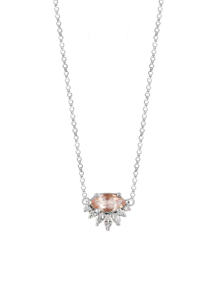 Amour morganite necklace