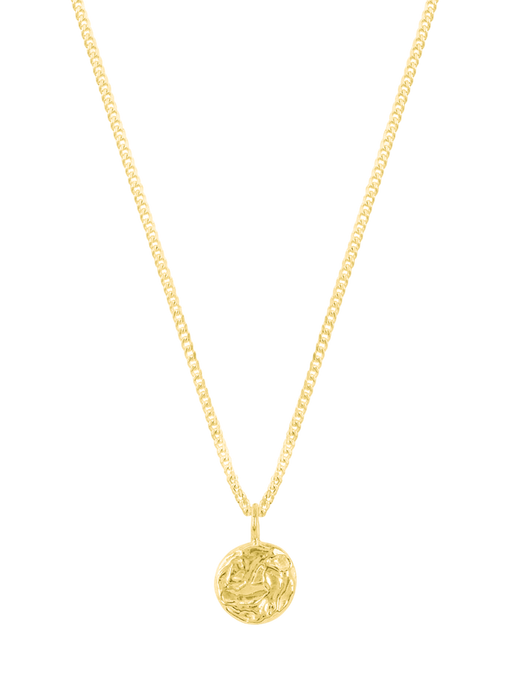 Organic circle pendant necklace photo