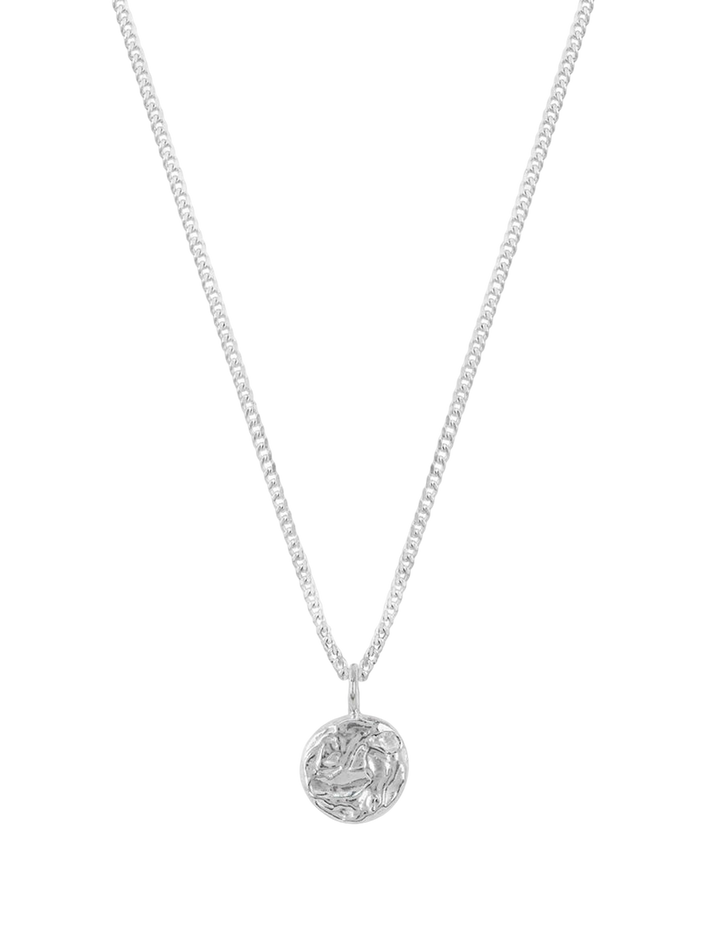 Organic circle pendant necklace by Anvil & Ivy Finematter