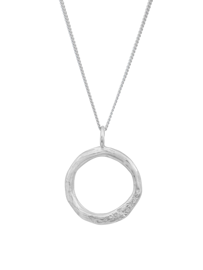 Celestial starry large infinity necklace