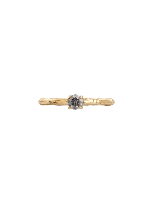 Esme salt & pepper diamond engagement ring photo