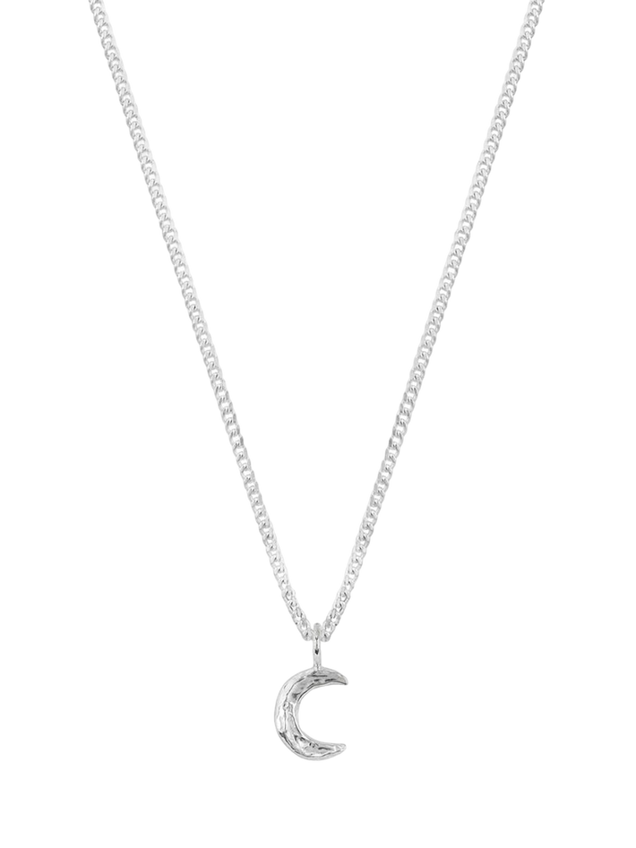 Organic moon pendant necklace by Anvil & Ivy Finematter