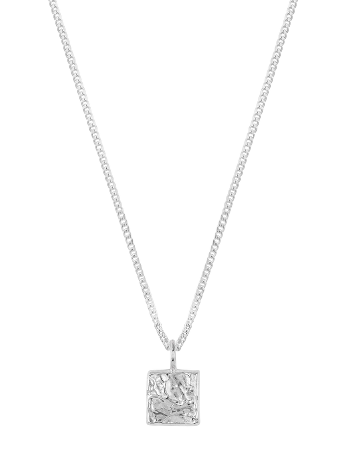 Organic square pendant necklace by Anvil & Ivy Finematter