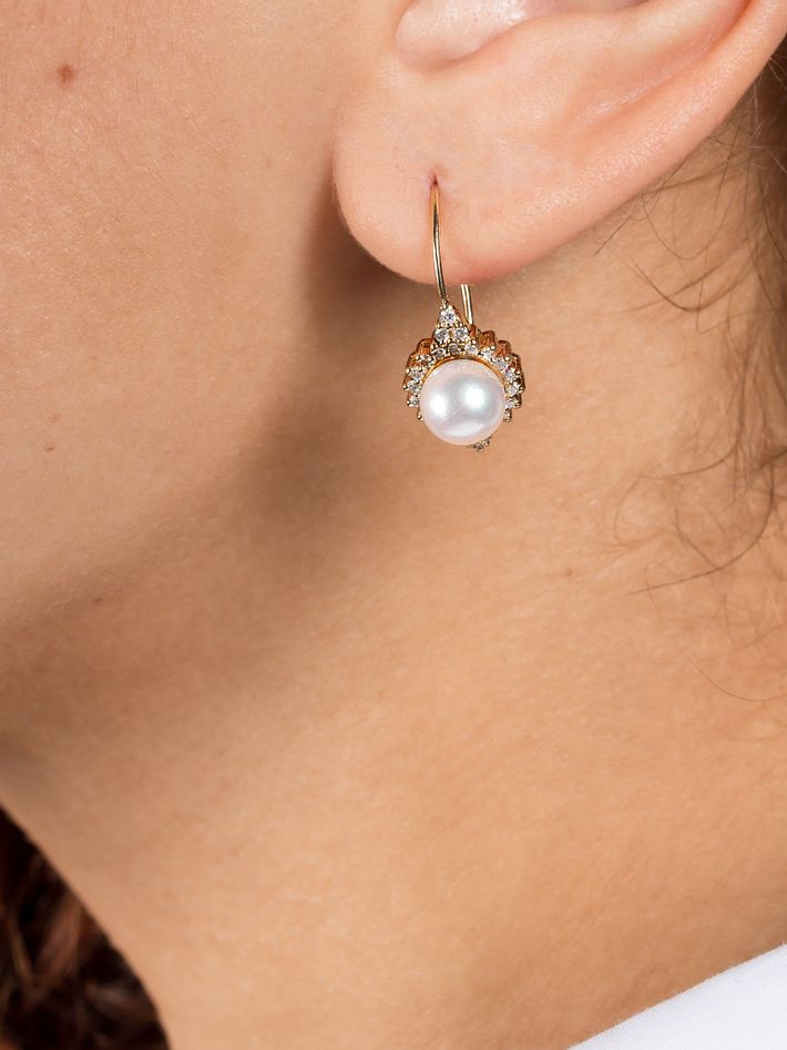 Giverny pearl earrings