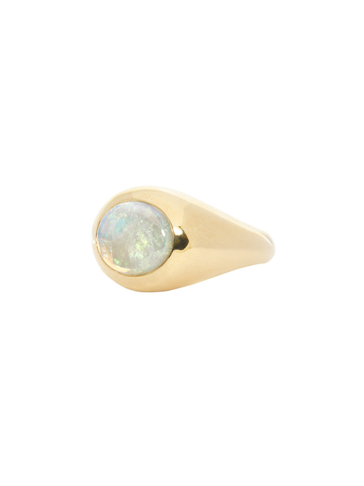 Opal bubble ring
