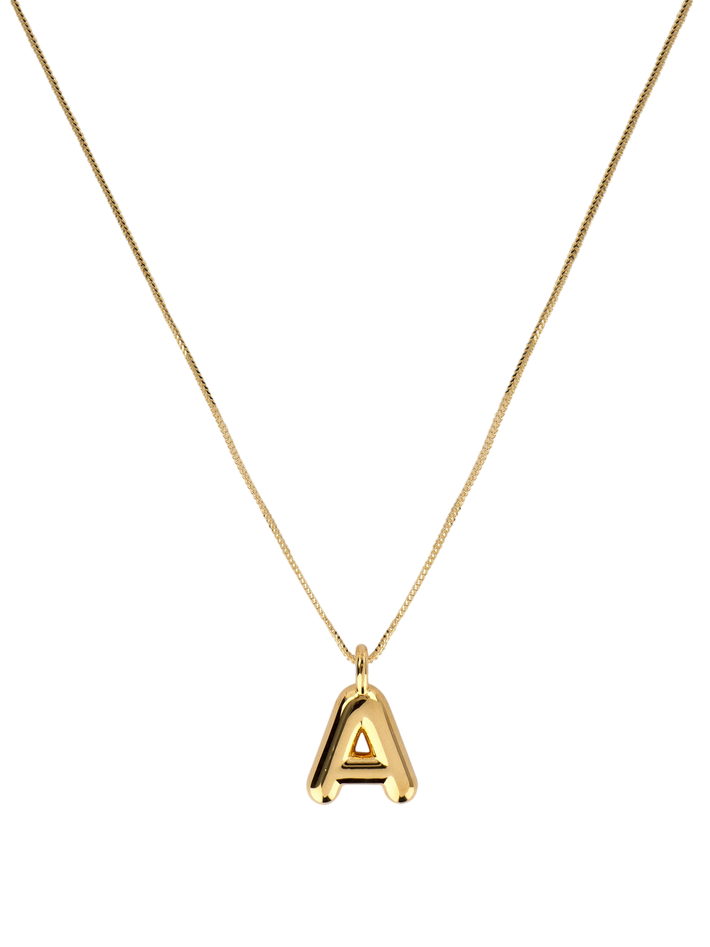 Helium initial pendant necklace (refurbished)