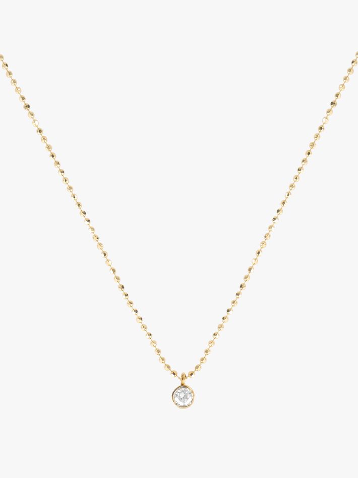 Diamond dust chain necklace