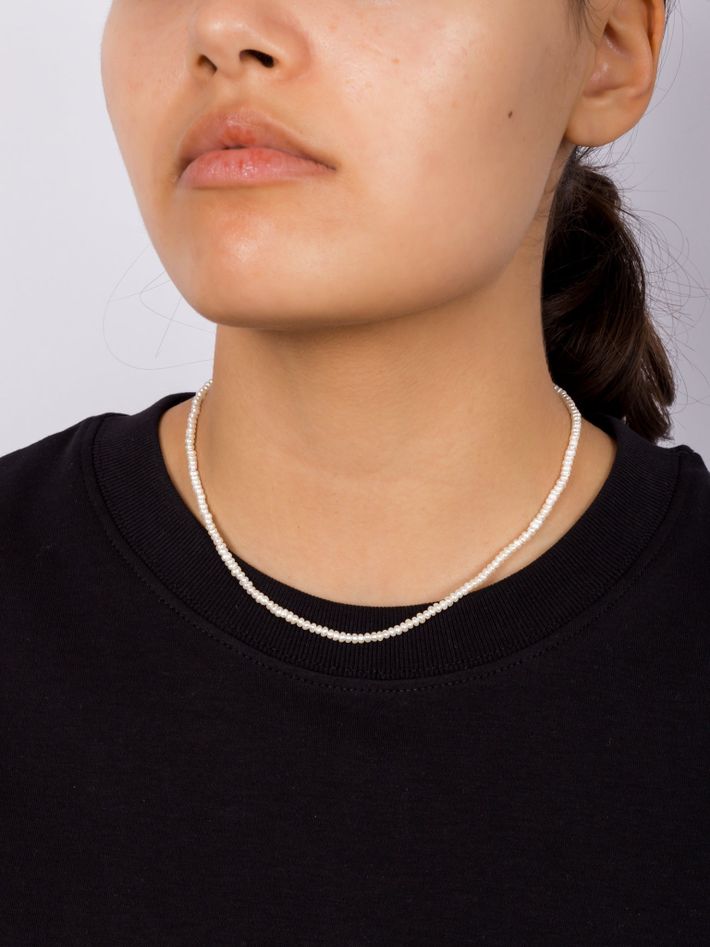 Pearl shoreline necklace
