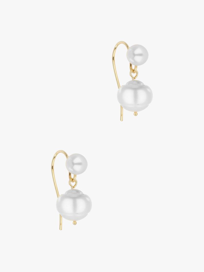 Pearl duet earrings
