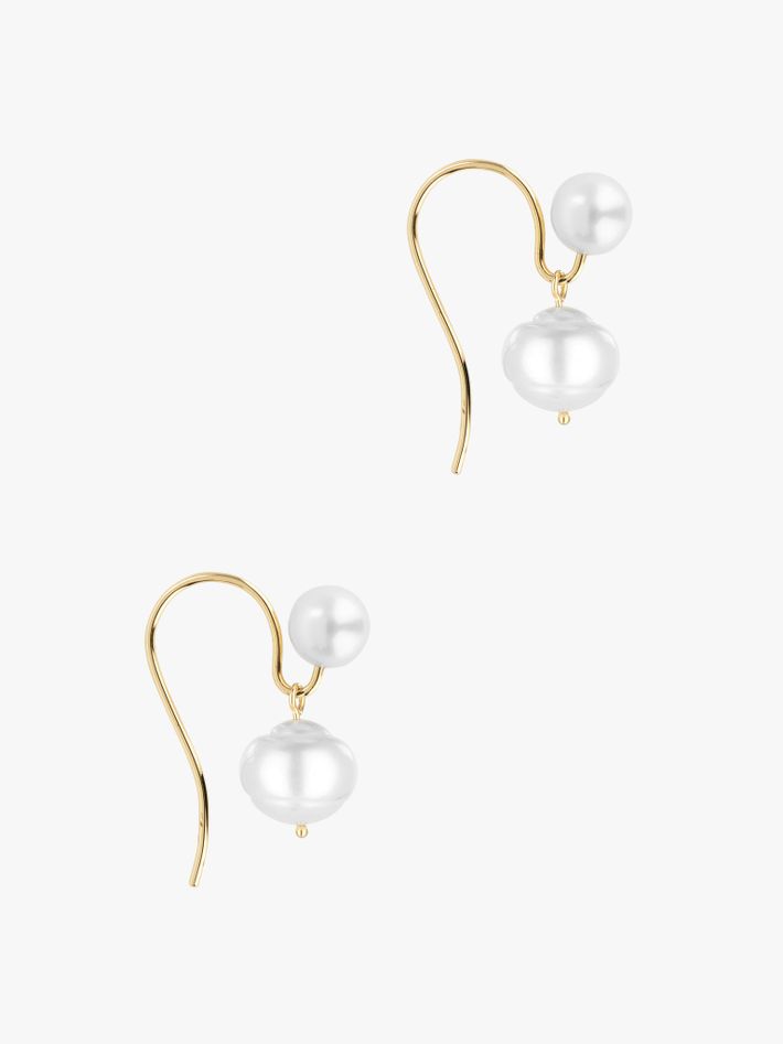 Pearl duet earrings