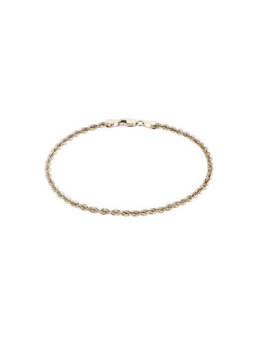 2.5mm twisted rope chain bracelet photo