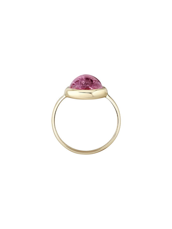 Pink city cabochon ring