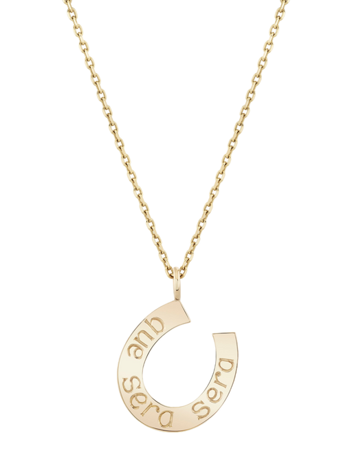 Lucky Horseshoe Signet Pendant photo
