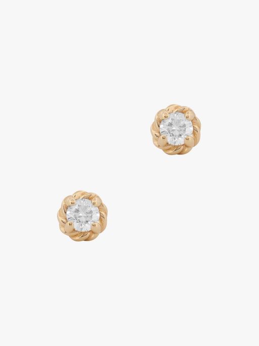 Diamond twine studs photo