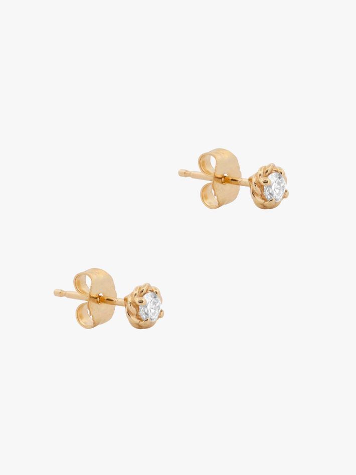 Diamond twine studs