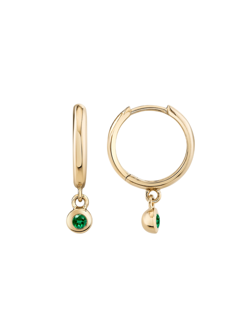 Single Birthstone Raindrop Huggies photo