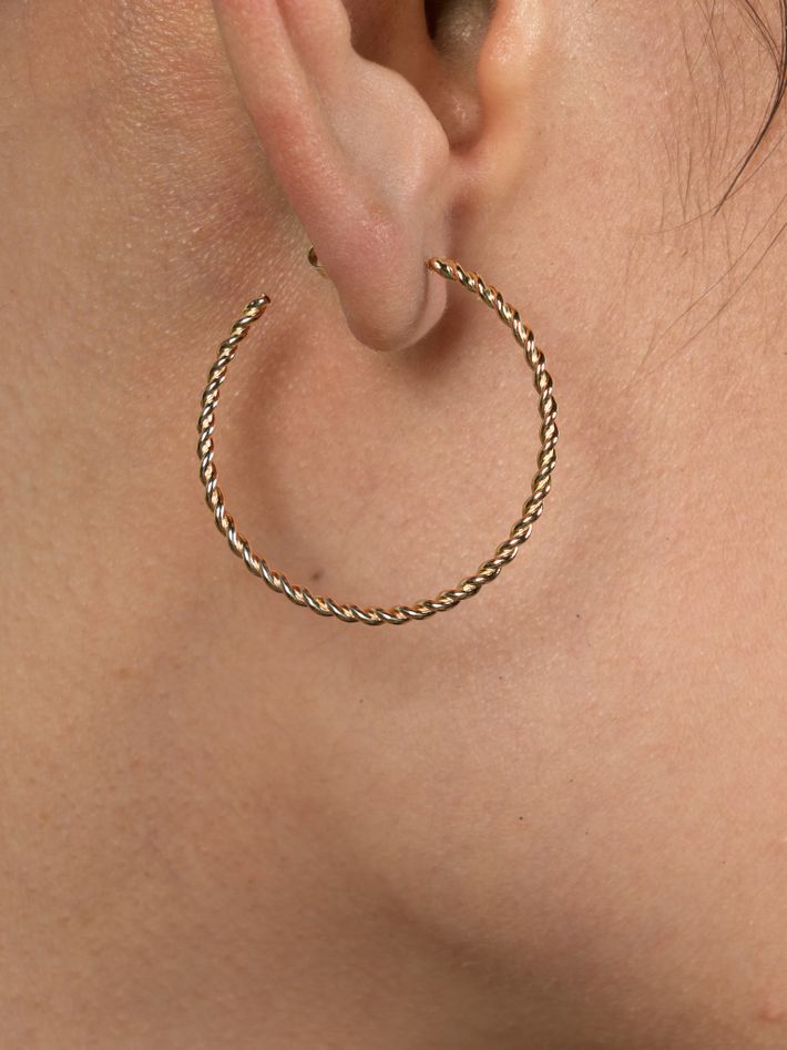 Skinny Twine Hoops