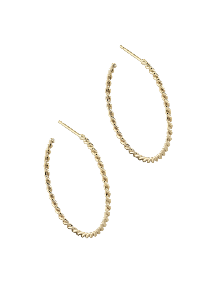 Skinny twine hoops