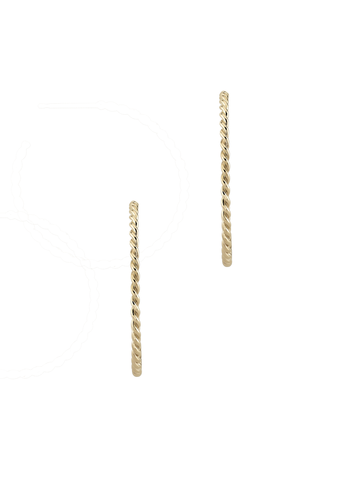 Skinny twine hoops