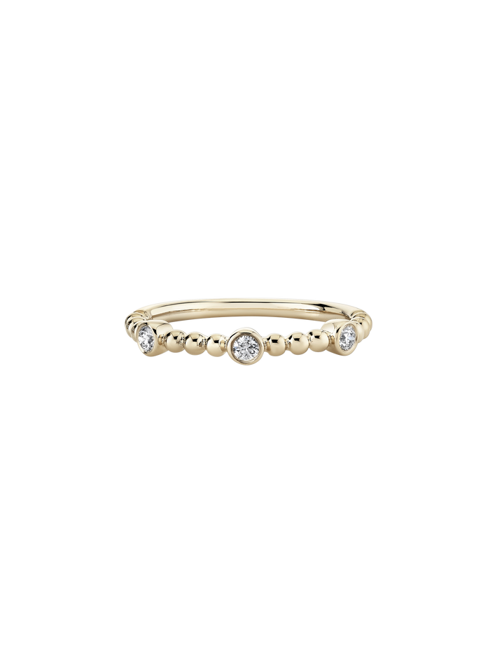 Diamond dust ring