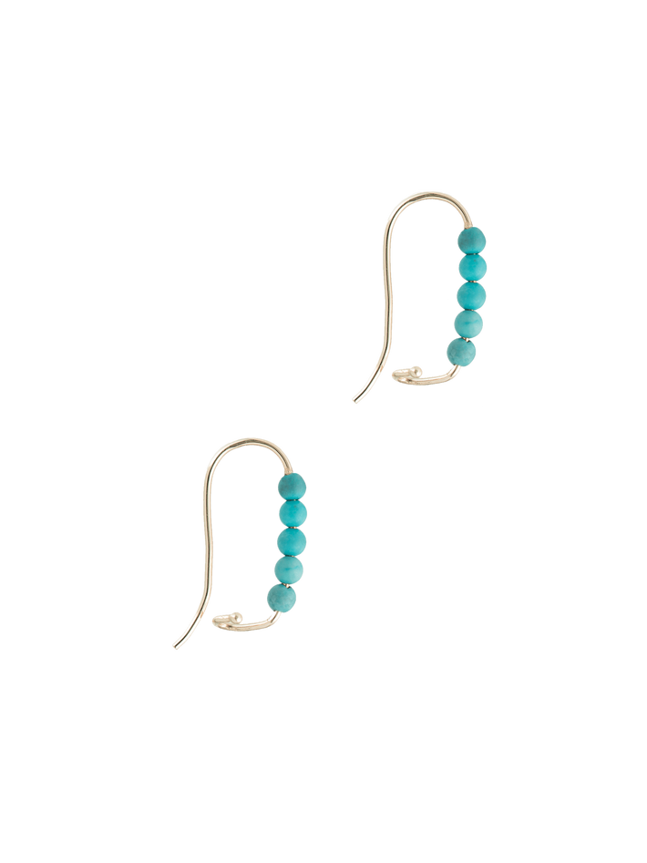 Turquoise stick pin studs