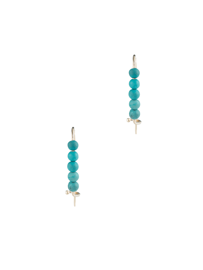 Turquoise stick pin studs