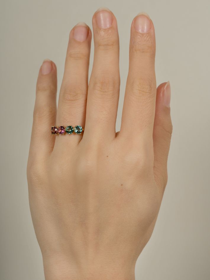"5-in-a-row" barbie ring