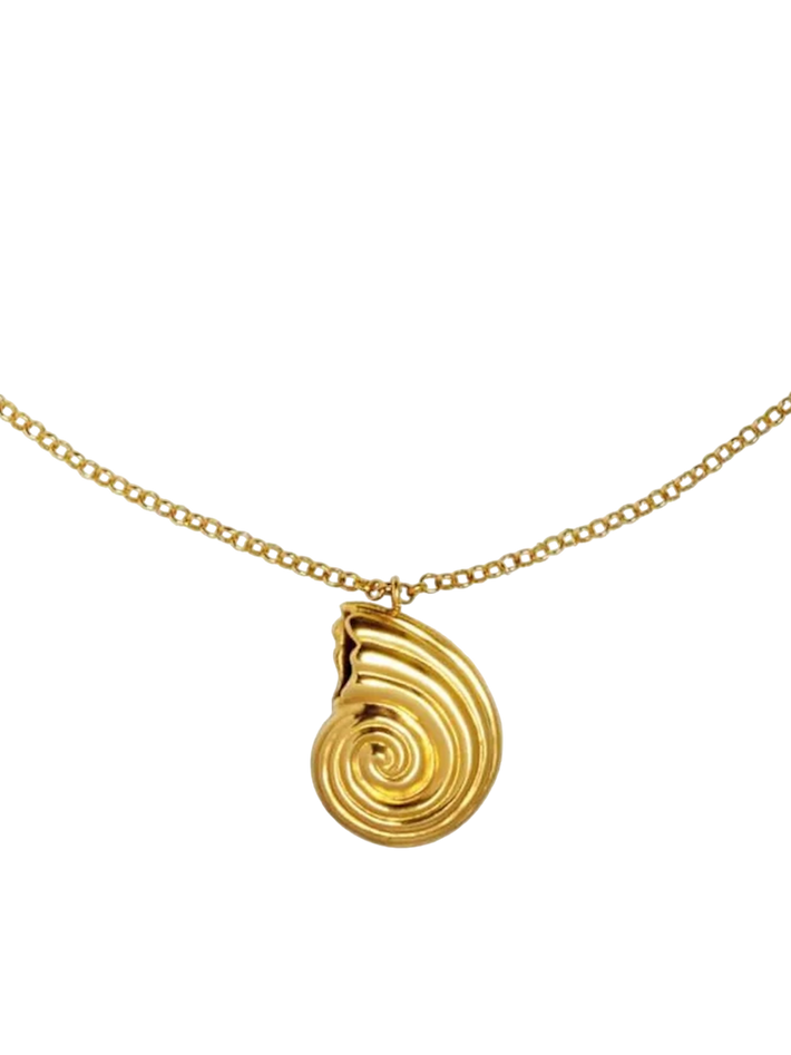 Bast necklace gold 