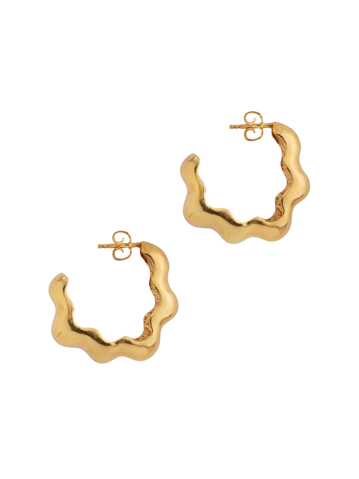 Henry hoops gold by Aur Studio | Finematter