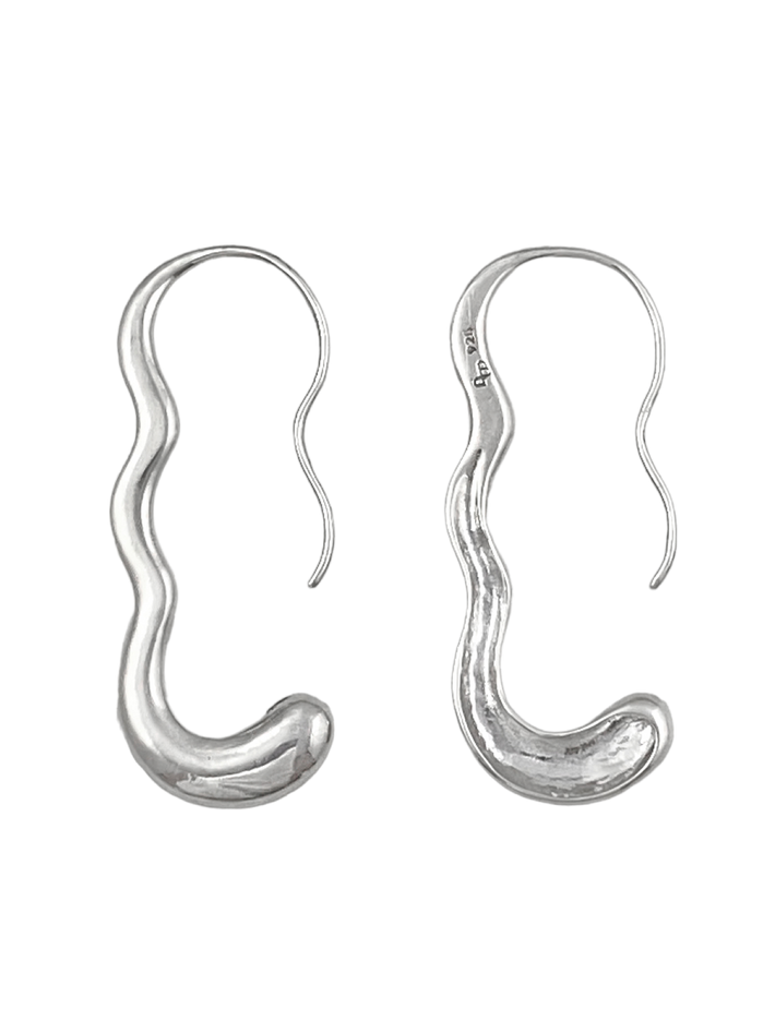 Barbara hoops silver