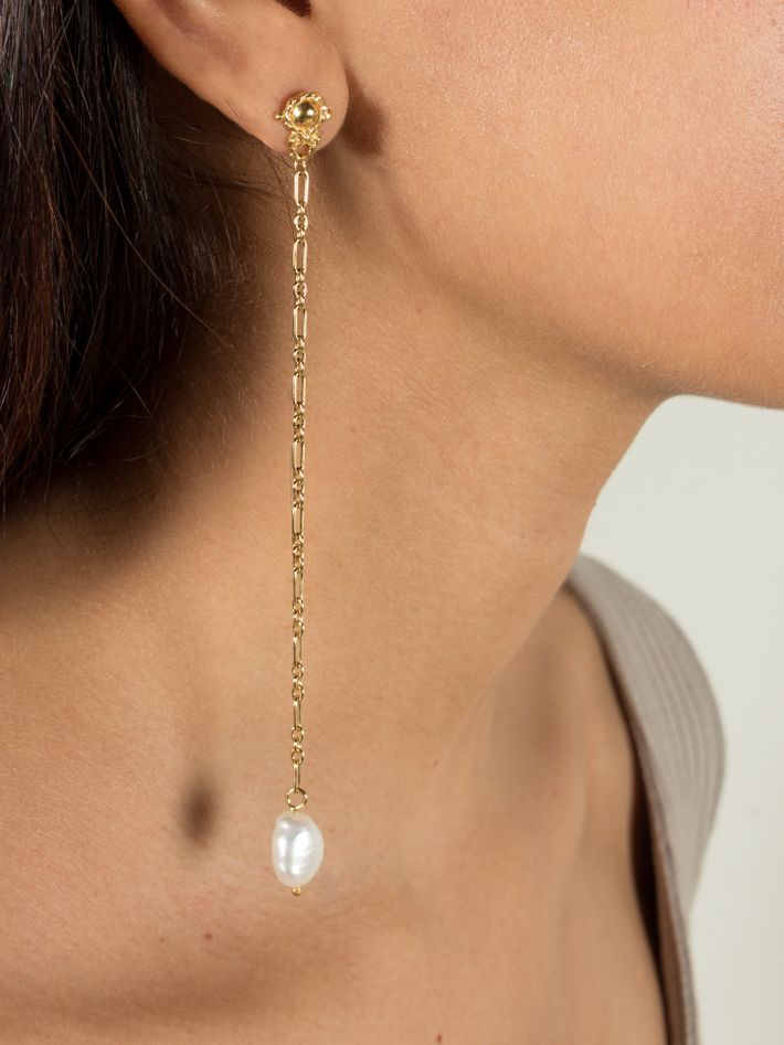 Isa earrings in gold vermeil