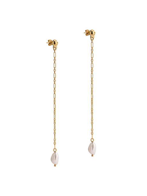 Isa earrings in gold vermeil photo