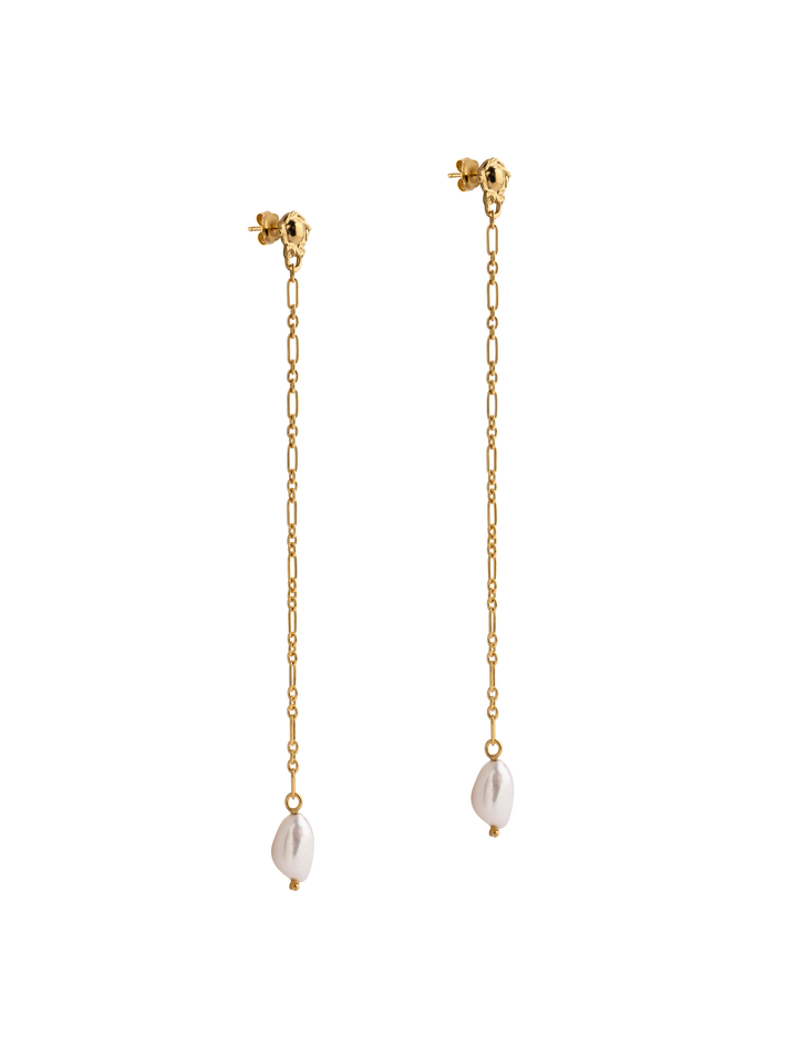 Isa earrings in gold vermeil