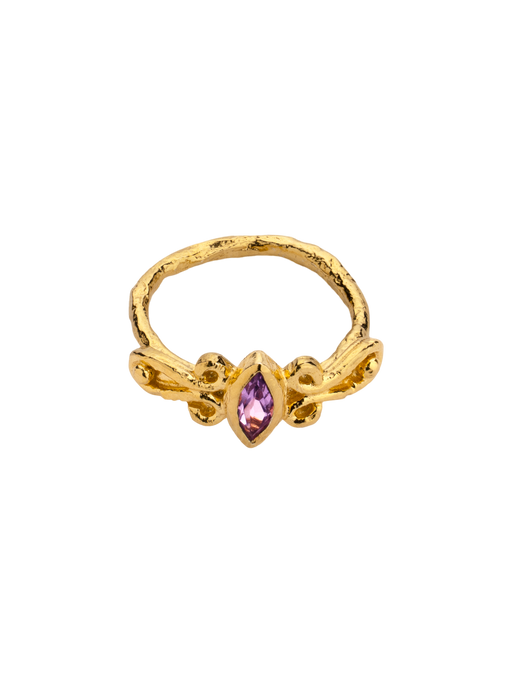 Assa ring  in gold vermeil photo