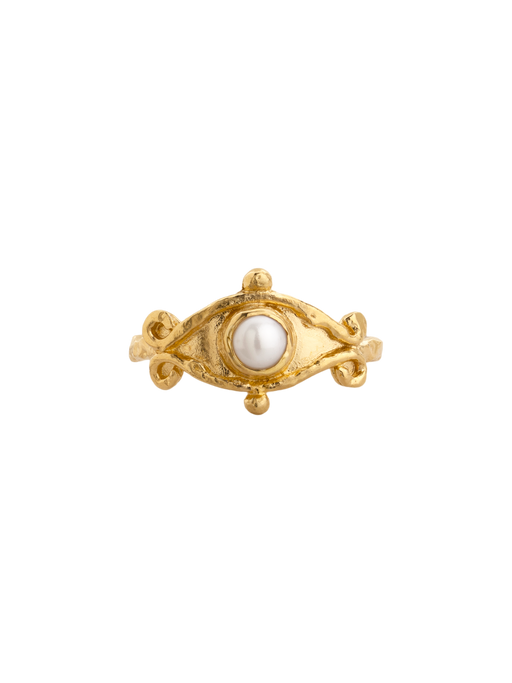 Mana ring in gold vermeil photo