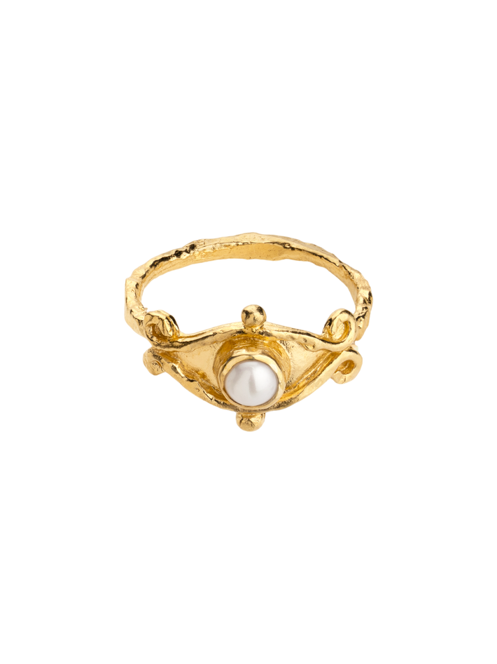 Mana ring in gold vermeil