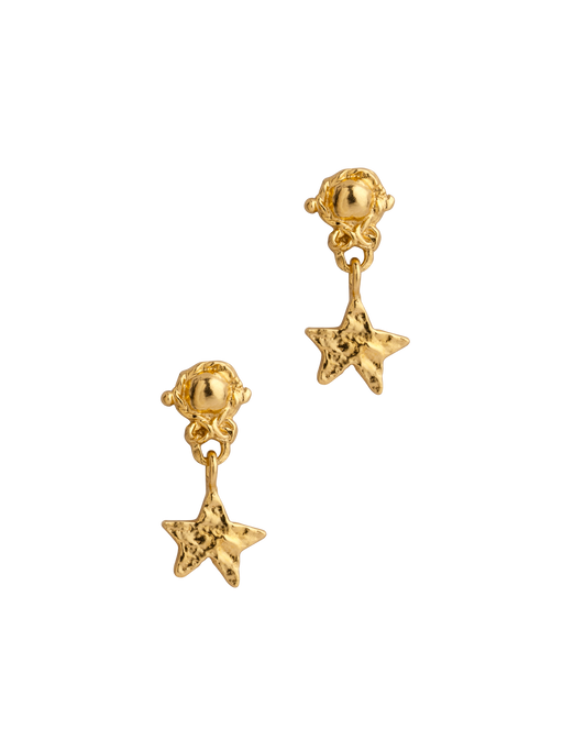 Selina earrings in gold vermeil photo