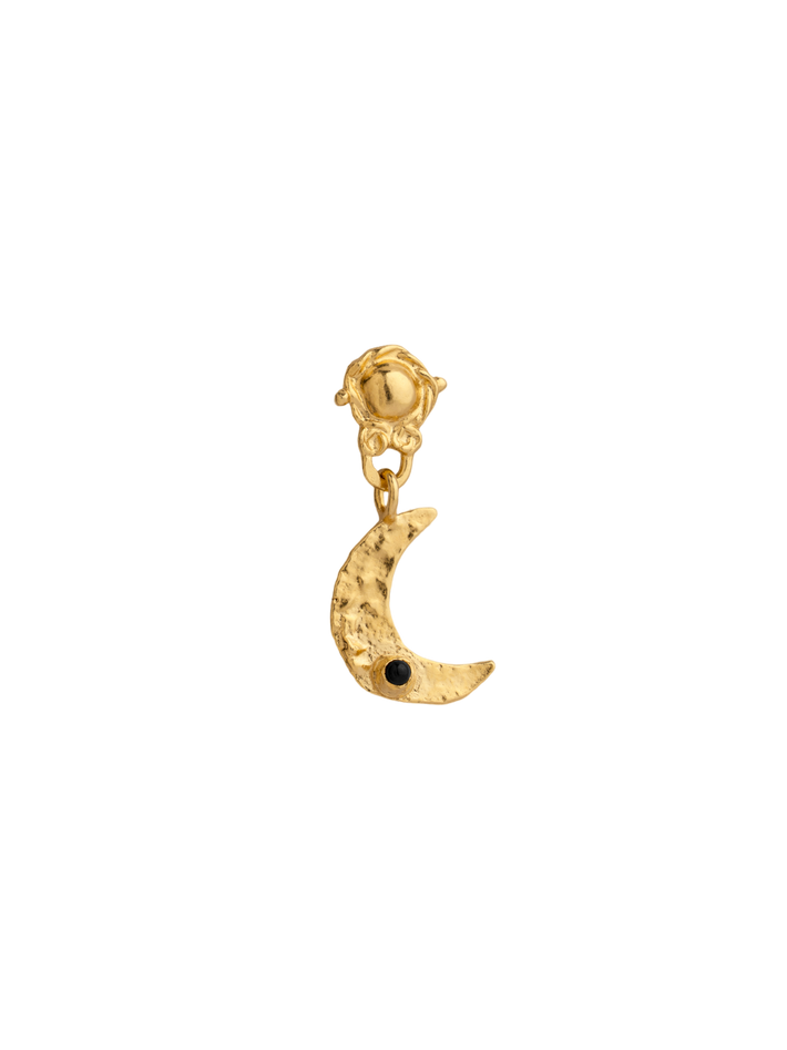 Pulette single earring in gold vermeil