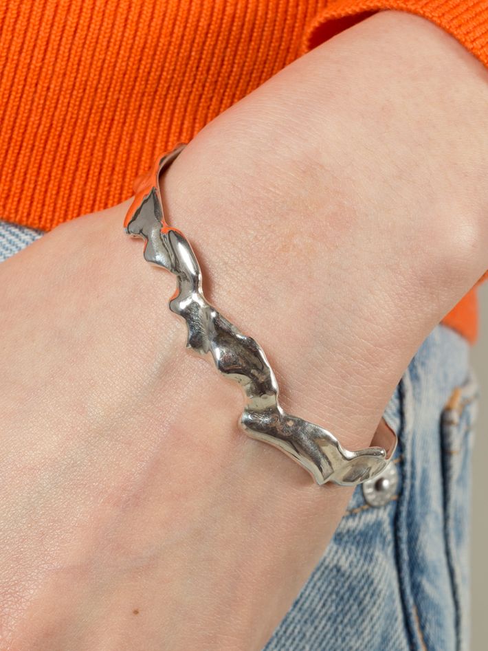 The wave contretemps silver bracelet