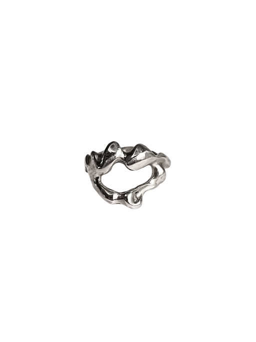 The wave couer silver ring photo